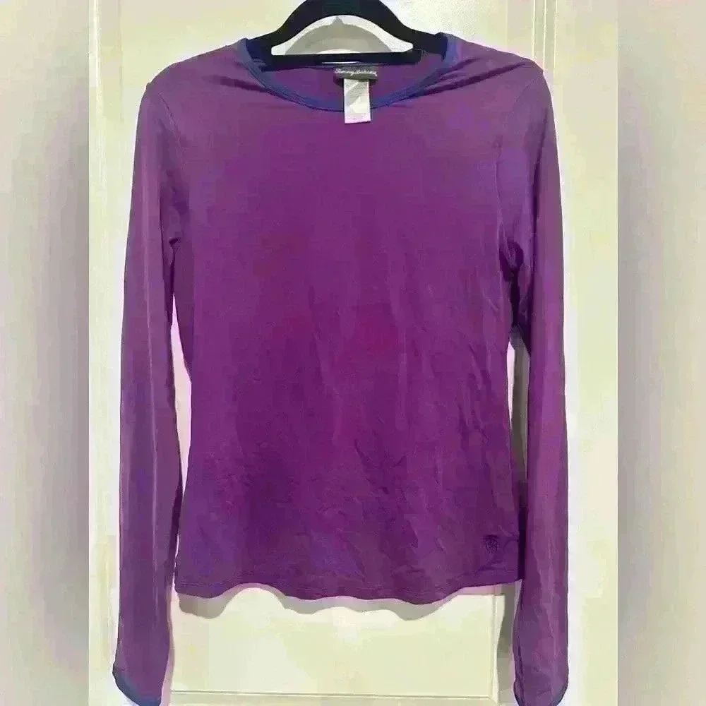 Tommy Bahama Women’s Long-Sleeve blue shirt - Picture 6 of 6